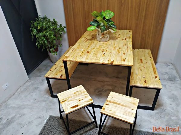 Estilo industrial na decoração: mesas de jantar que encantam